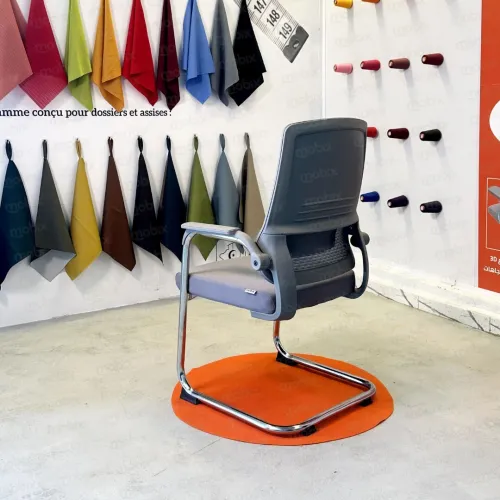 Chaise bureau visiteur STRADA gris de la marque Mobix dz