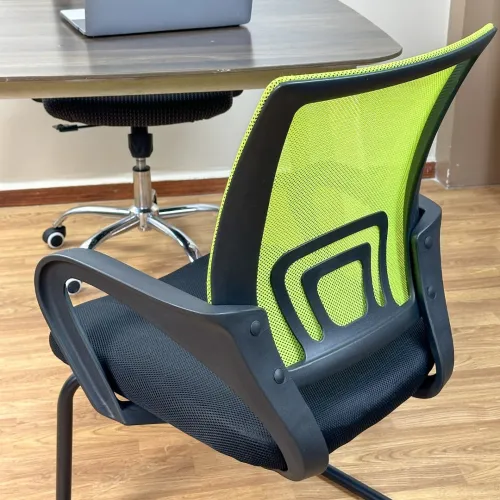 Chaise opérateur filet couleur jaune ergonomique Mobix dz