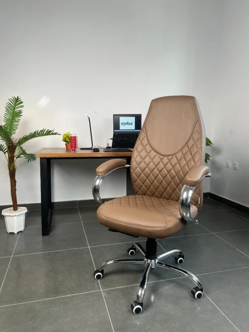Chaise de bureau fauteuil LOSANGE simili cuir marque Mobix dz