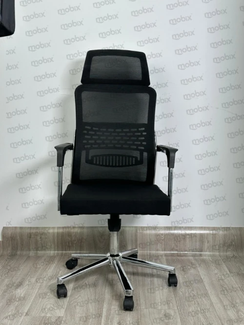 Chaise opérateur SEDIA noir pour bureaux et administrations de la marque Mobix-dz