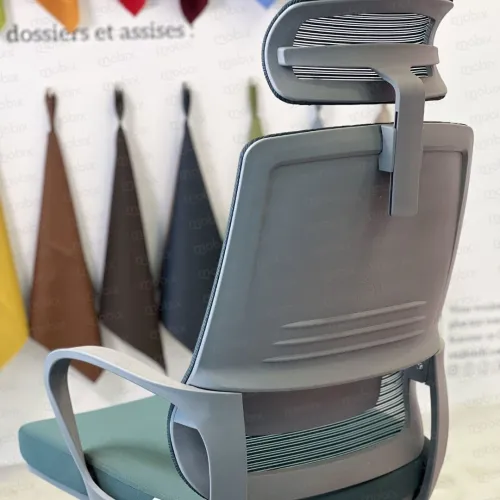 Chaise de bureau opérateur STRADA vert de la marque Mobix dz