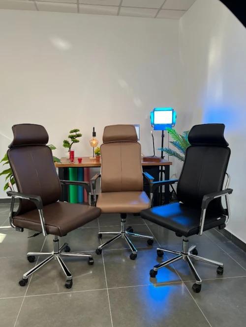 Chaise de bureau SEDIA EXECUTIVE opérateur en simili cuir marque MOBIX DZ