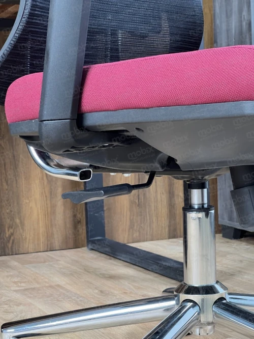 Chaise bureau opérateur ARIA rose de la marque Mobix dz