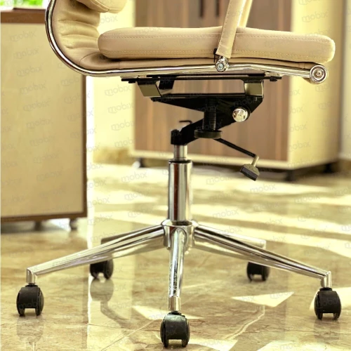 Chaise de direction AURA opérateur beige de la marque Mobix dz