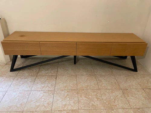 Meuble TV Bois Hêtre De Luxe
