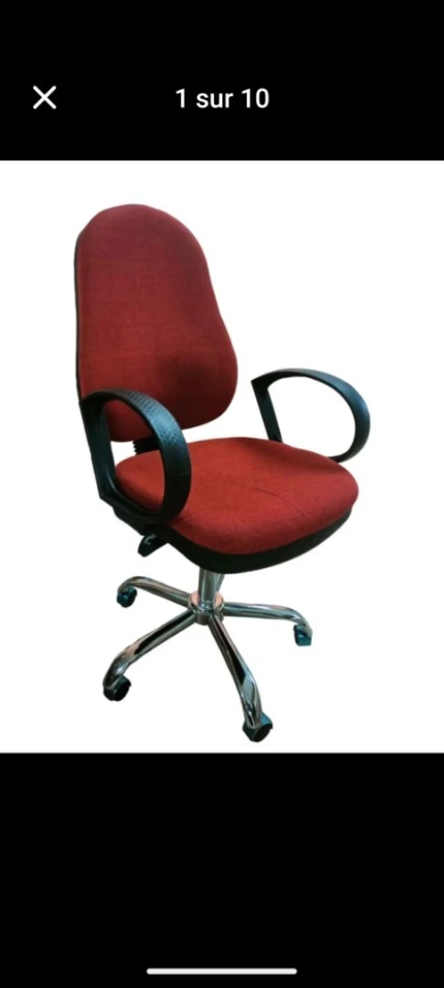 Chaise dactylo en polyuréthane