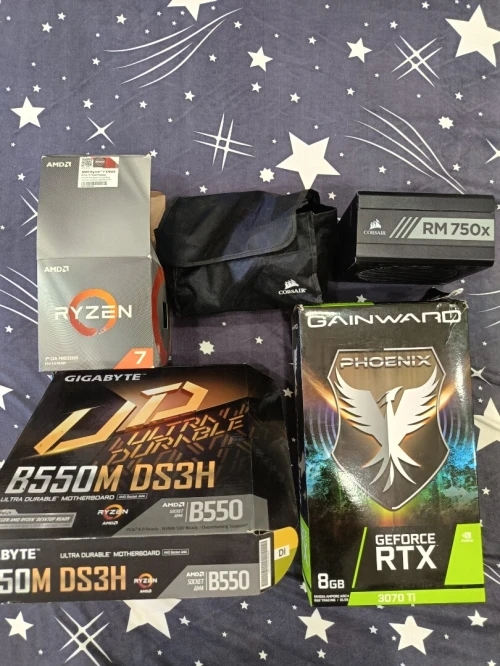 Config pc gamer rtx 3070ti + 16gb ram + Ryzen 3700x + Corsair Rm750x