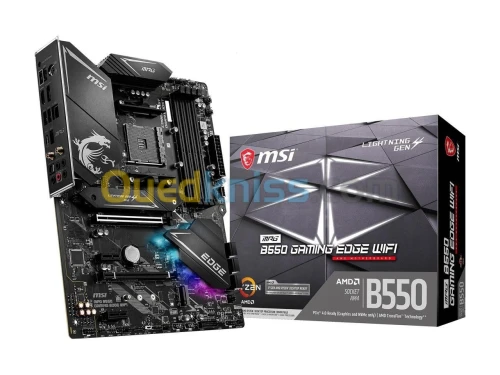 BUNDLE CPU AMD Ryzen 7 5700X AM4 + CARTE MERE MSI AMD AM4 MPG B550 GAMING EDGE Wifi
