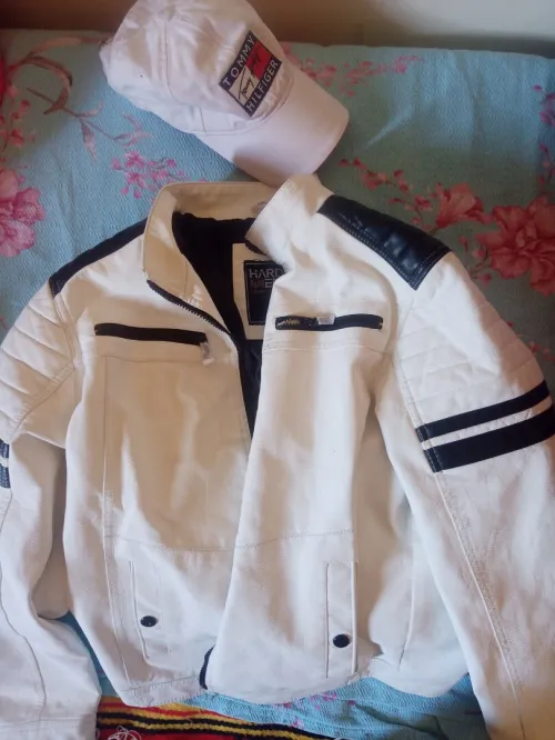 Veste semi cuir 