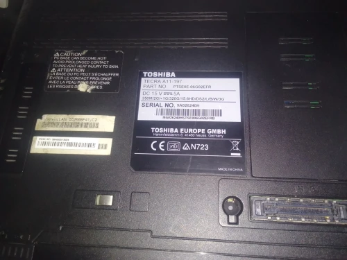 Pc HP probook Tecra A11