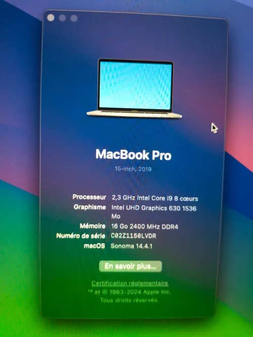 MacBook pro 2019