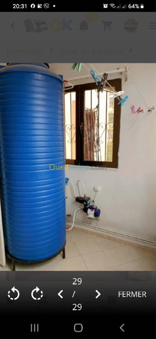 Location vacances Appartement F3 Alger Ain naadja