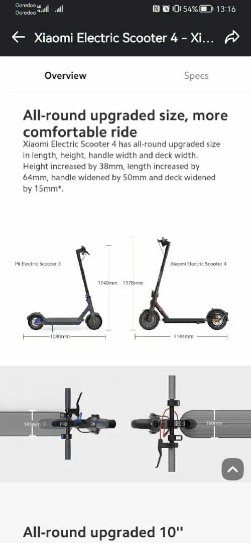 Xiaomi scooter 4 