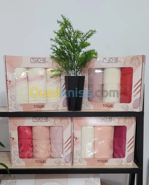 Coffret 3 serviettes