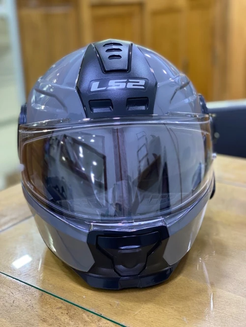 LS2 Casque Moto Modulable Scope gris Nardo