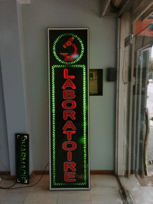 Plaque lumineuse laboratoire