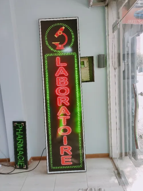 Plaque lumineuse laboratoire