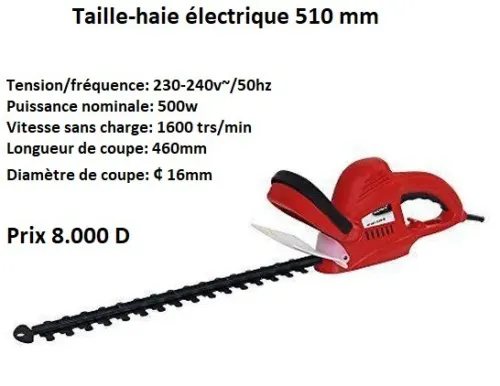 Tronçonneuse-Coupe haies