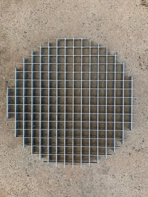 Caillebotis en acier galvanisé électroforgé et pressé