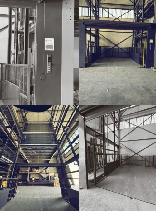 Montecharge marchandise hydraulique fabrication sur mesure - GRAVITY ALGERIE - Interne Ou Externe