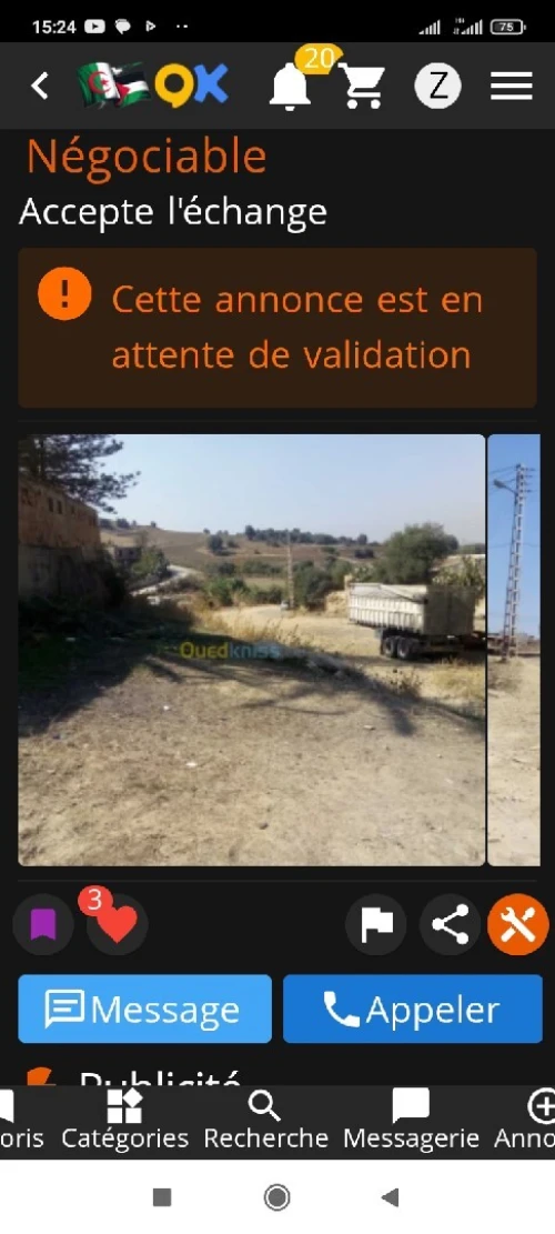 Vente Terrain Boumerdès Khemis el khechna