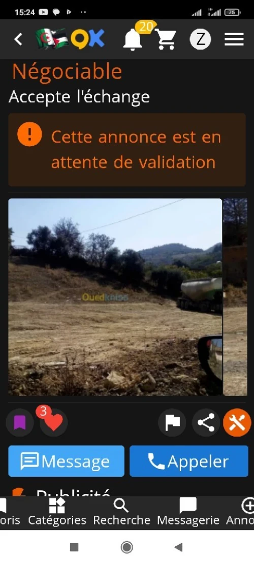 Vente Terrain Boumerdès Khemis el khechna