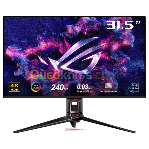 ASUS 31.5 OLED ROG Swift PG32UCDM 4K / 0.03 ms / 16:9 / OLED / 240 Hz / NVIDIA G SYNC ( OPEN BOX )