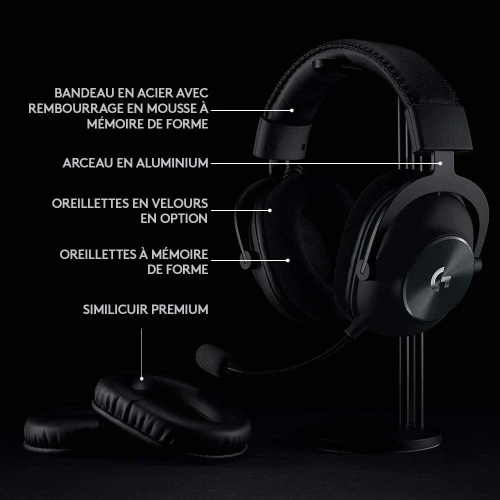 Logitech G PRO X Casque Sans Fil 