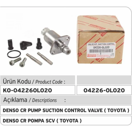 MANO HP D4D 04226-0L020 FORTUNER HILUX HIACE 2.5