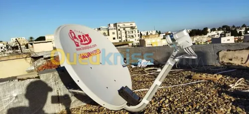 Installation parabole caméra surveillance TNT Alarme 