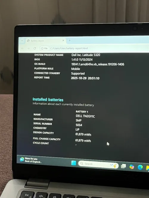 Dell Latitude 5320 i5 11ème génération 8/256 13.3 GPU Intel iris xe