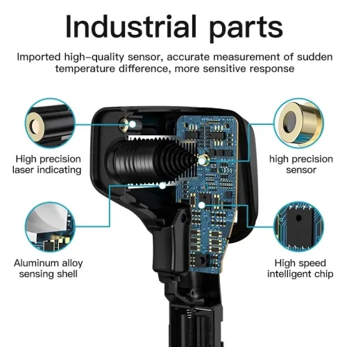 Thermomètre infrarouge industriel de -50 C à 600 C, aussi a 380 C er à 1300 C