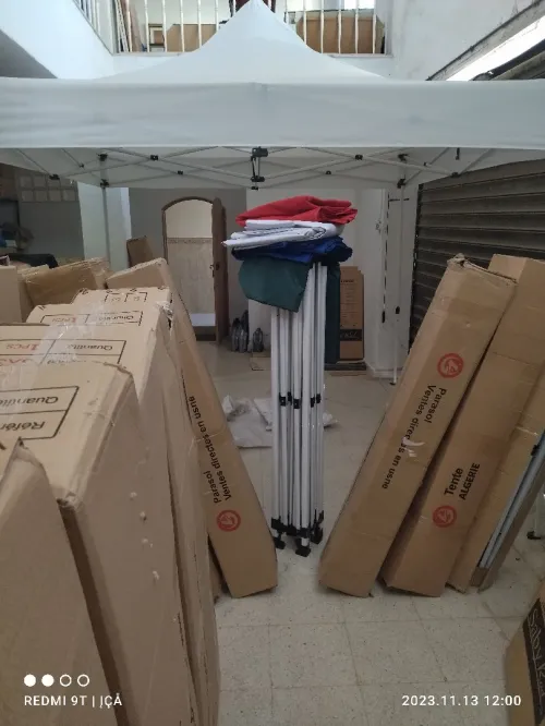 Chapiteau pliable 