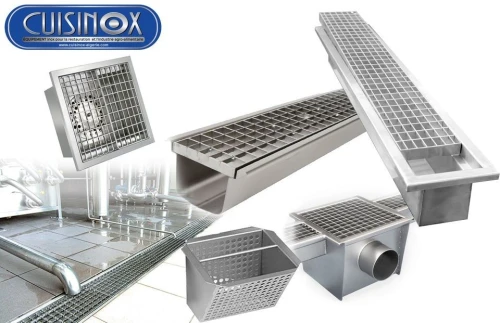 CANIVEAUX EN INOX 