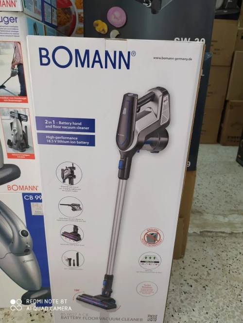 Aspirateur Sans Fil Avec Batterie 18.5V - 2En1 A Main Et Balai Bomann