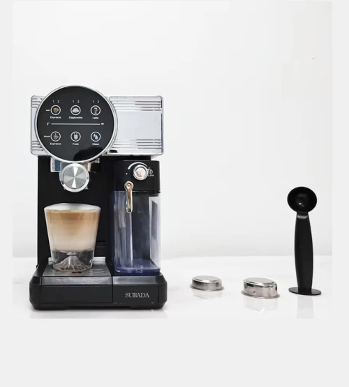 Cafetière Avec Panneau D'affichage LED, Pompe Electrique 20 Bars, Expresso/Latte/Cappuccino