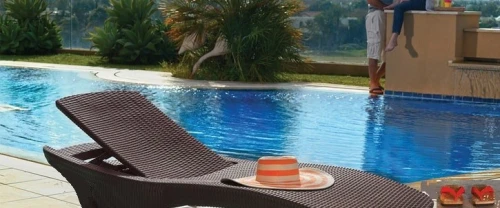  Extérieur Rattan Chaise Longue, Transat 