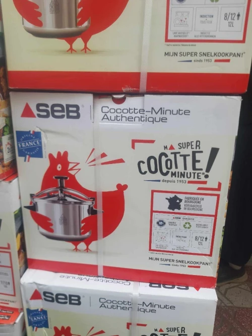 Cocotte SEB Authentique En INOX 4.5L ,6L ,8L ,10L ,12L