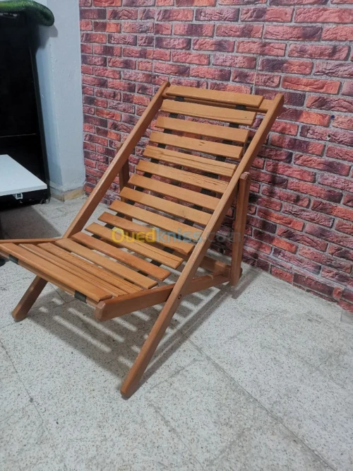 Chaise De Plage Pliant Bois