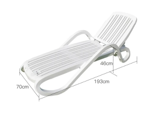 Extérieur Chaise Longue, Transat GM Avec Porte Gobelets