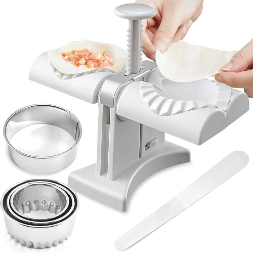 Moule à Raviolis Automatique à Double Tête, Facile à Faire, Machine à Raviolis