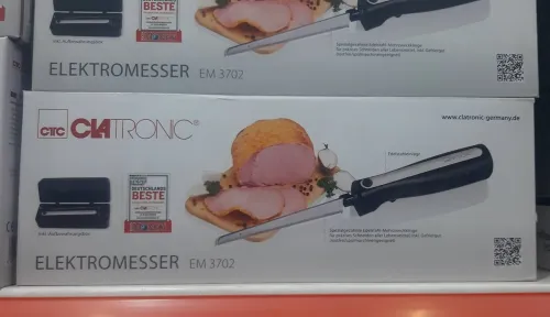 Couteau Electrique Dentelé en acier inoxydable