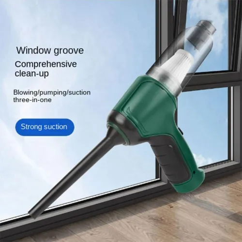 Aspirateur Souffleur Sans Fil, Double Batterie Avec 7 Accessoires Robuste Pour Maison, Voiture Et Bureau