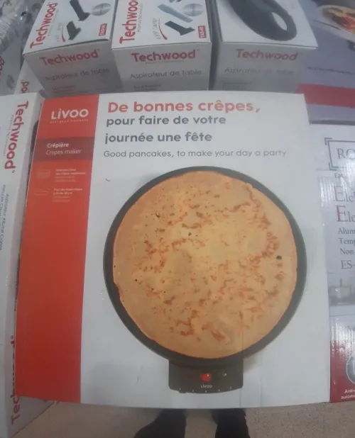 Crêpière Électrique 30CM 900W LIVOO 