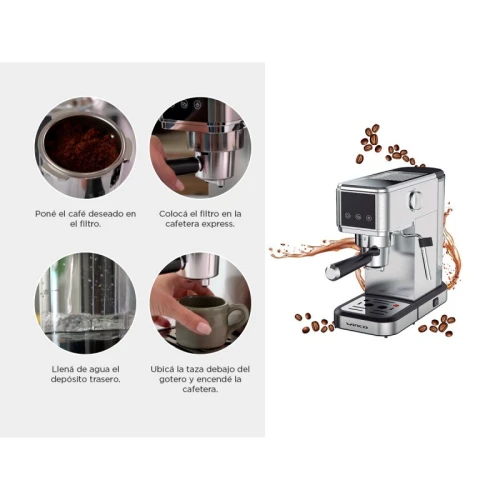 Machine à Café Expresso 3En1 20Bar/1350W MULTISMART 
