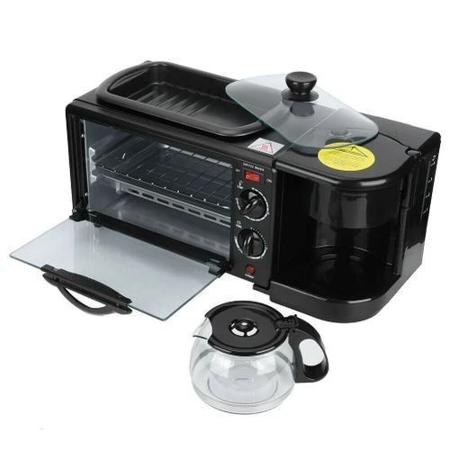Four Familial Portable Electrique 3En1 Pour Petit-déjeuner Haute Qualité
