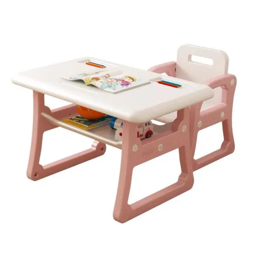 Bureau & Chaise D'Enfant En Plastique