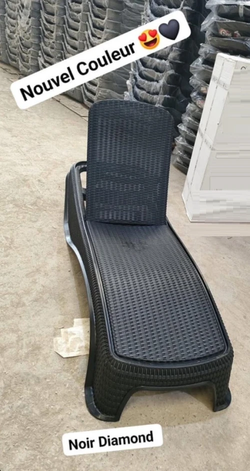Extérieur Rattan Chaise Longue, Transat