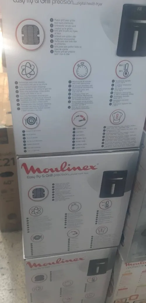 Friteuse à air + Grill, 4,2 L, 8 Programmes Auto, Moulinex