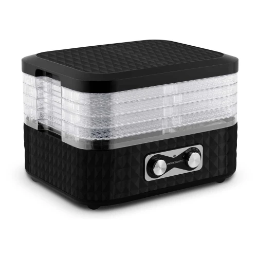 Déshydrateur Alimentaire Noir 10L Multismart 5 Niveaux, Température De 35 à 70C / Séchoir Fruits Et Legume